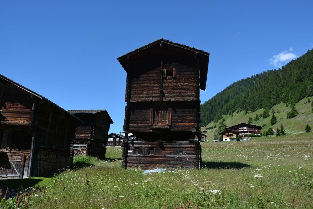 Hotel Restaurant Walliser Sonne Reckingen Buitenkant foto