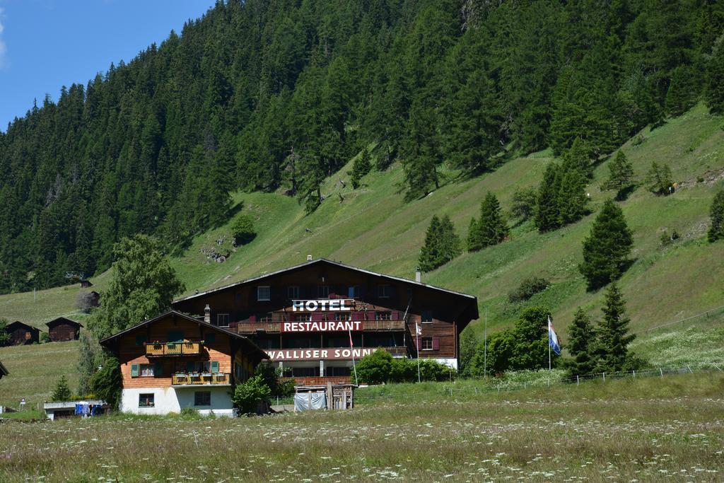 Hotel Restaurant Walliser Sonne Reckingen Buitenkant foto