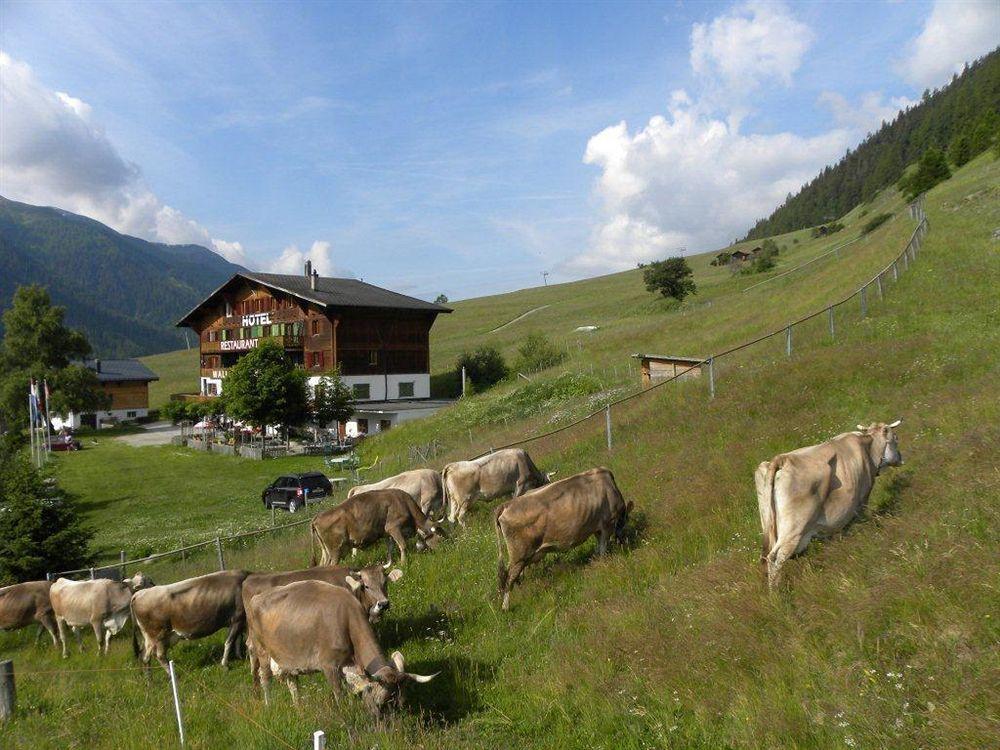 Hotel Restaurant Walliser Sonne Reckingen Buitenkant foto